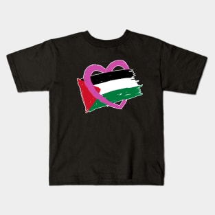 Palestine love Kids T-Shirt